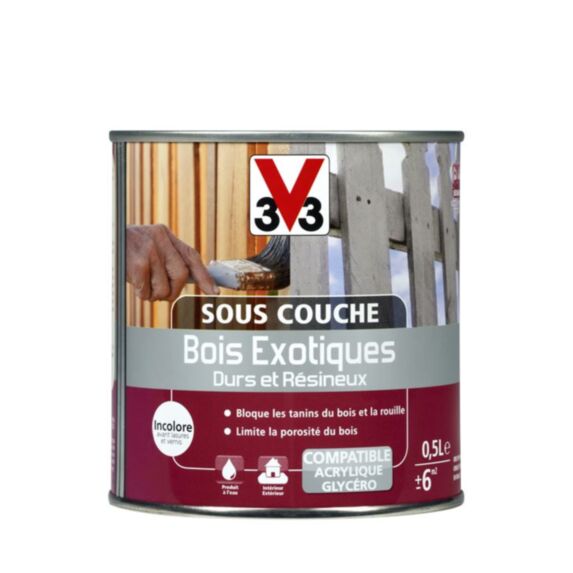 Sous couche bois incolore 0,5l