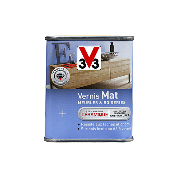 Vernis Meuble/Bois Mat WENGE 0,25L