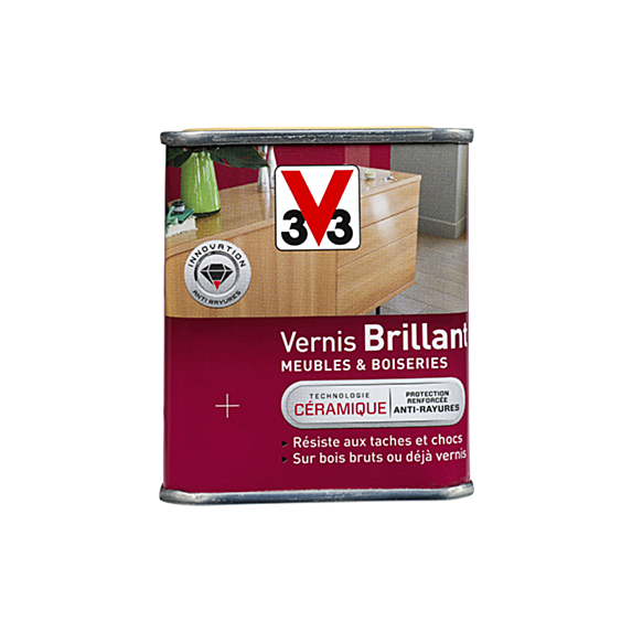 Vernis Meuble/Bois Brillant WENGE 0,25L