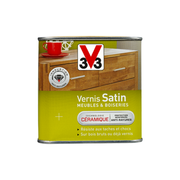 Vernis Meuble/Bois Satin ACAJOU CLAIR 0,25L