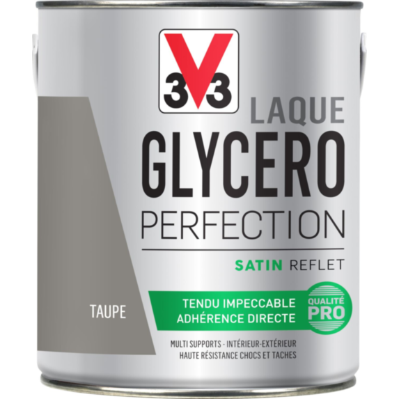 laque glycero satin 2L taupe - V33