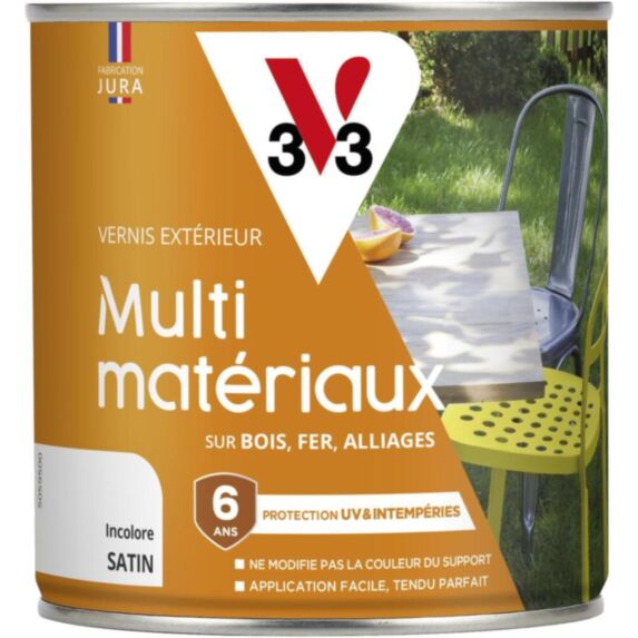 Vernis extérieur multimatériaux satin incolore 0l5