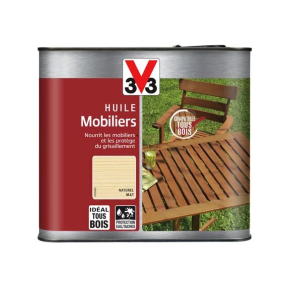 Huile mobiliers naturel mat 2 L - V33