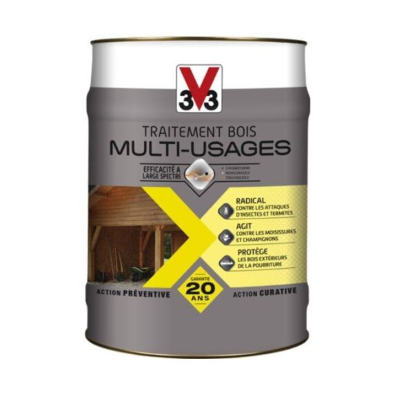 Traitement bois multiusage 20 L