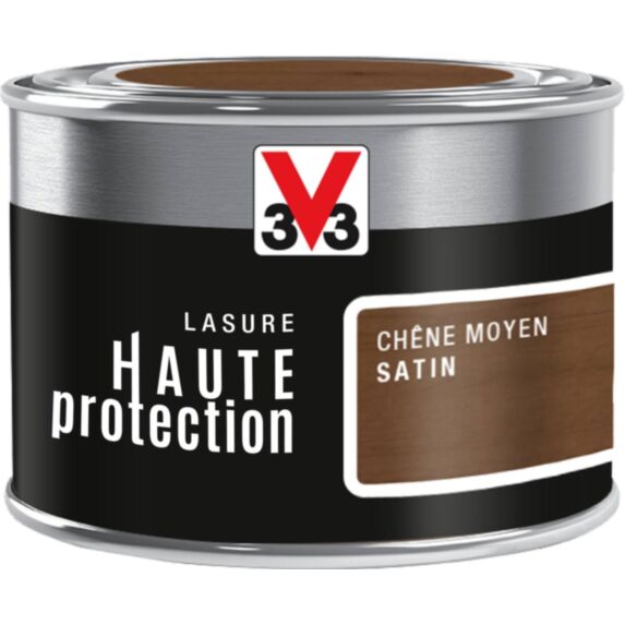 Lasure haute protection chêne moyen 8 ans 125ml - V33