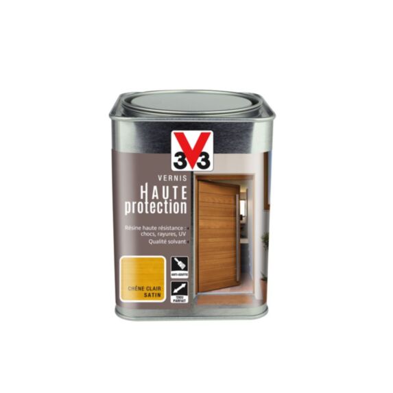 Vernis satin chêne clair 1l