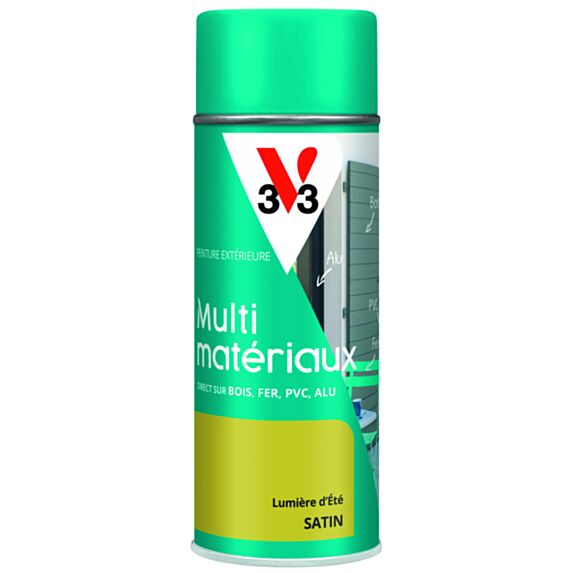 Peinture en aérosol multi matériaux lumière d'été 400ml - V33