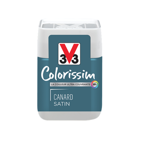 Testeur de peinture multisupport Colorissim canard satin 75ml - V33