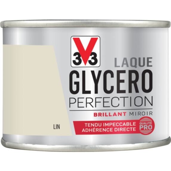Laque glycéro brillant lin 125ml - V33