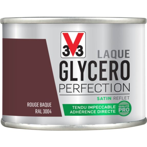 Laque glycéro satin rouge Basque 125ml - V33