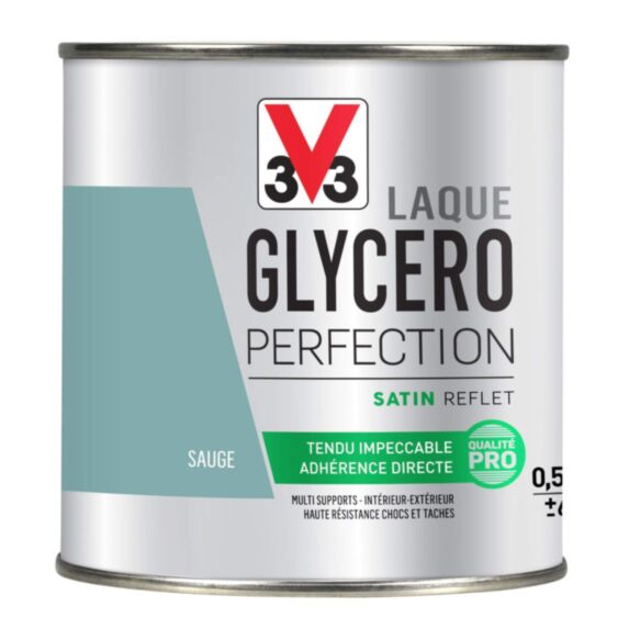 Laque glycéro satin sauge 0,5L - V33