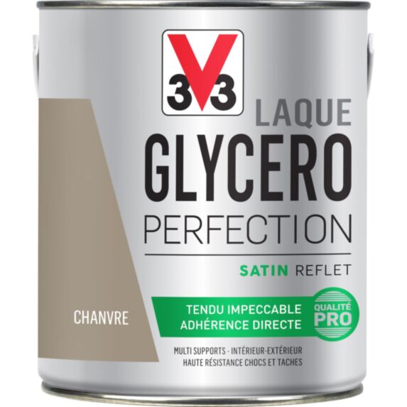 Laque glycéro 2 l satin chanvre