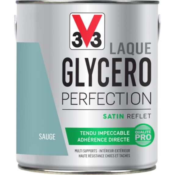 Laque glycéro 2 l satin sauge