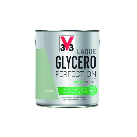 Laque glycéro 2 l satin lichen