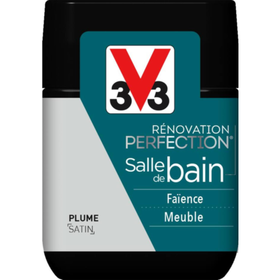 Testeur rénovation salle de bain plume satin 75ml - V33