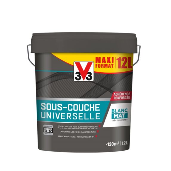 Sous couche plaque plâtre blanc 12l