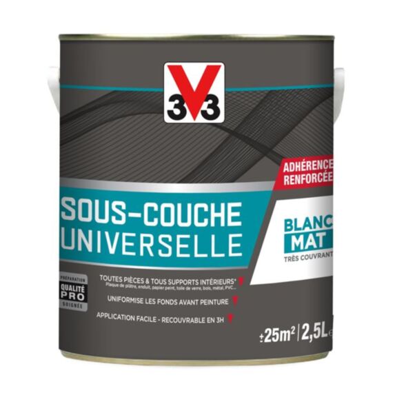 Sous couche universelle blanc mat 2,5l