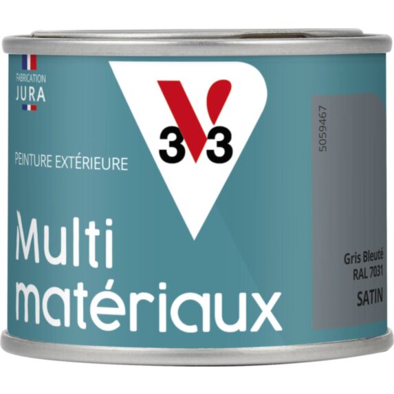 Peinture satin gris bleut 0l125