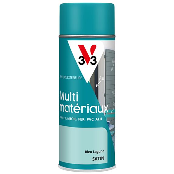 Peinture satin bleu lag 0,4l