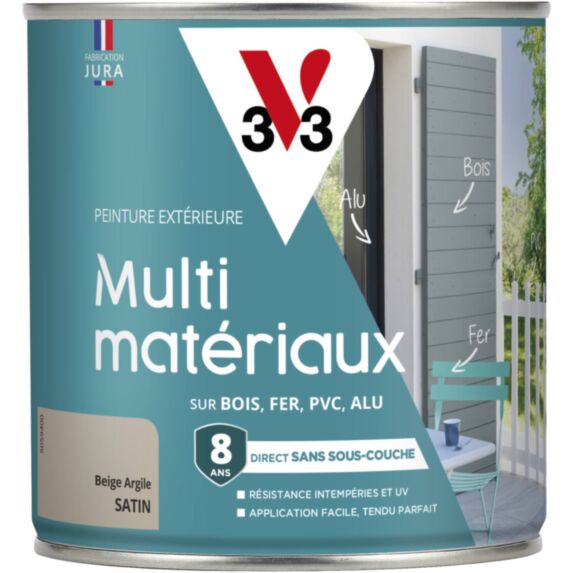 Peinture Direct Protect 0,5L beige argenté V33