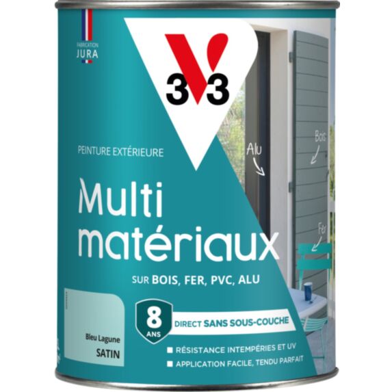 Peinture satin bleu lag 1.5l