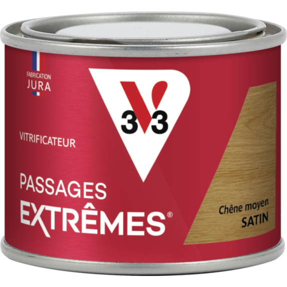 Vitrificateur Passages Extrêmes® Chêne Moyen Satin 125ml - V33