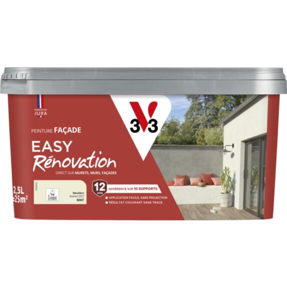 Peinture façade easy-reno 2,5 l meulière