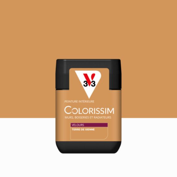 Peinture Intérieure Terre de Sienne Velours 75ml Colorissim® - V33