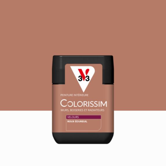 Peinture Intérieure Roux Écureuil Velours 75ml Colorissim® - V33