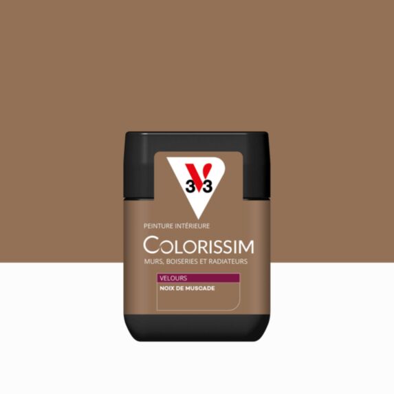 Peinture Intérieure Noix de Muscade Velours 75ml Colorissim® - V33