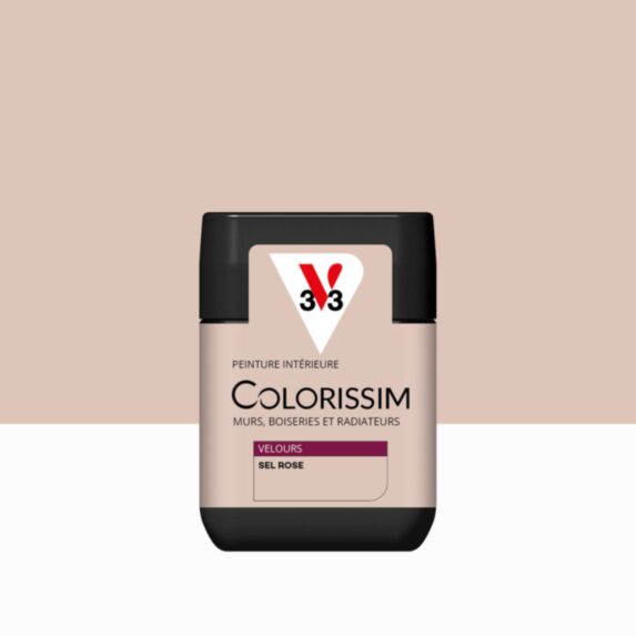 Peinture Intérieure Sel Rose Velours 75ml Colorissim® - V33