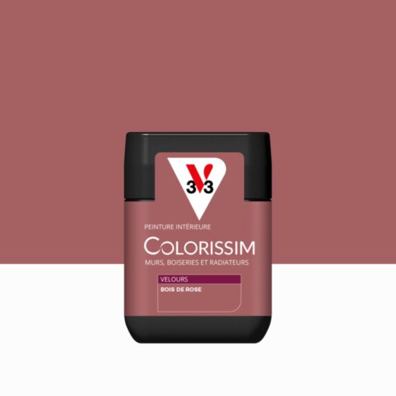Peinture Intérieure Bois de Rose Velours 75ml Colorissim® - V33
