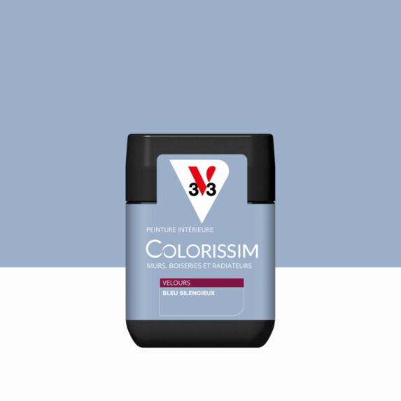 Peinture Intérieure Bleu Silencieux Velours 75ml Colorissim® - V33