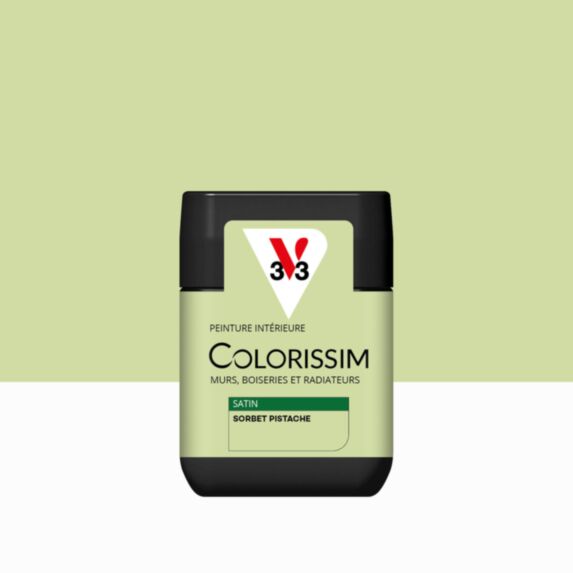Peinture intérieure Colorissim® Sorbet Pistache Satiné 75ml - V33