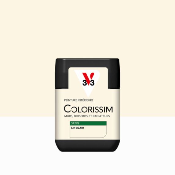 Peinture intérieure Colorissim® Lin Clair Satiné 75ml - V33