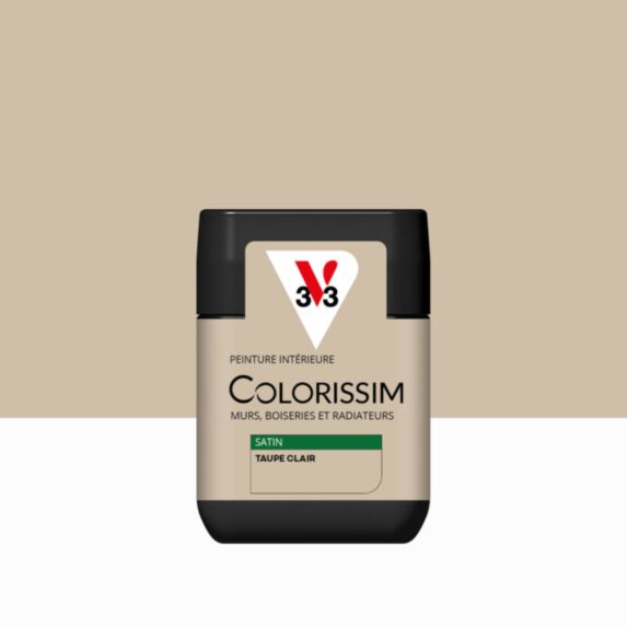 Peinture intérieure Colorissim® Taupe Clair Satiné 75ml - V33