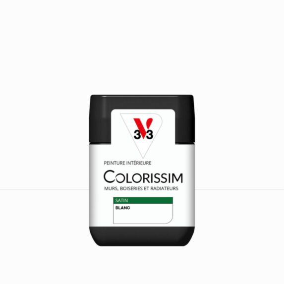 Peinture intérieure Colorissim® Blanc Satiné 75ml - V33