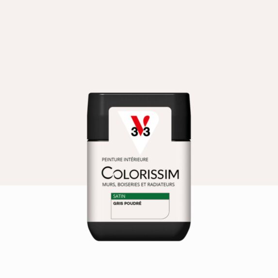 Peinture intérieure Colorissim® Gris Poudré Satiné 75ml - V33