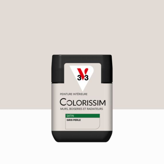 Peinture intérieure Colorissim® Gris Perle Satiné 75ml - V33