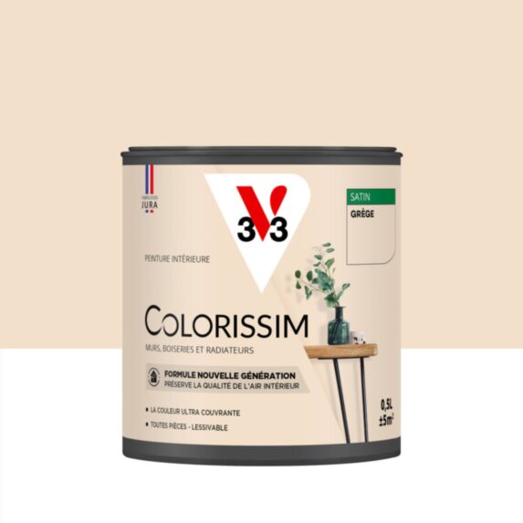 Peinture intérieure Colorissim® Grège Satiné 0,5L - V33