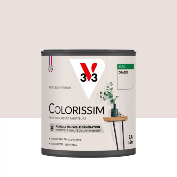Peinture intérieure Colorissim® Dragée Satiné 0,5L - V33