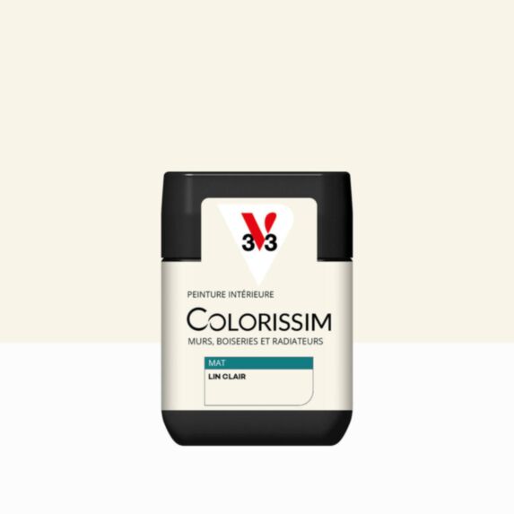 Peinture intérieure Colorissim® Lin Clair Mat 75ml - V33