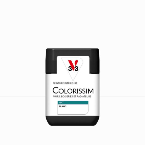 Peinture intérieure Colorissim® Blanc Mat 75ml - V33