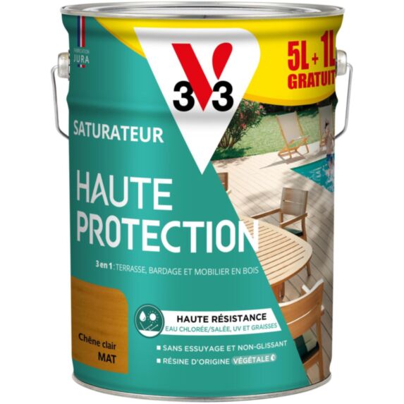 Saturateur Haute Protection Chêne Clair Mat 6L - V33