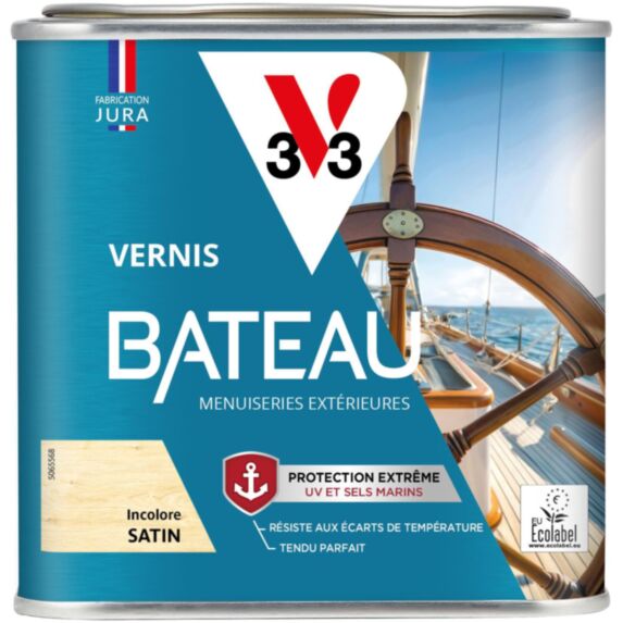Vernis Bateau incolore Satin 0,5L - V33
