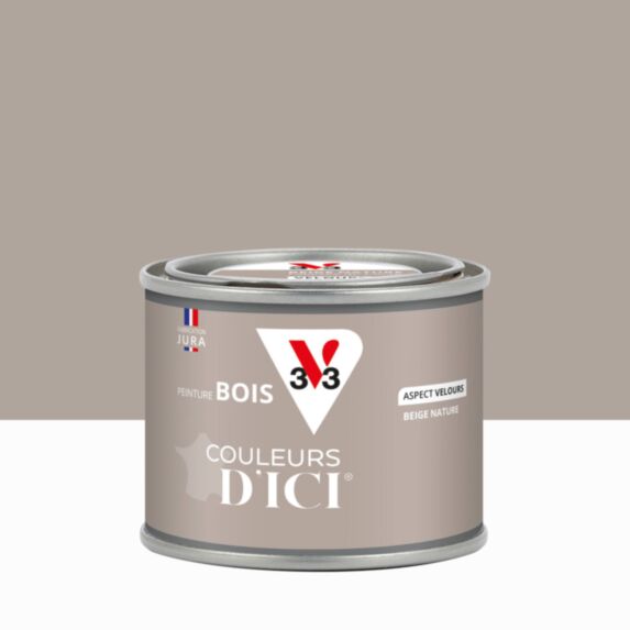 Peinture Bois Couleurs D’Ici® Beige Nature 125ml - V33