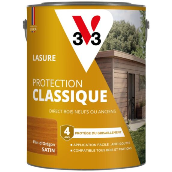 Lasure bois extérieur classique 5L Pin - V33