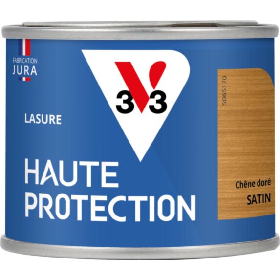 Lasure Haute Protection chêne doré Satin 125 ml - V33