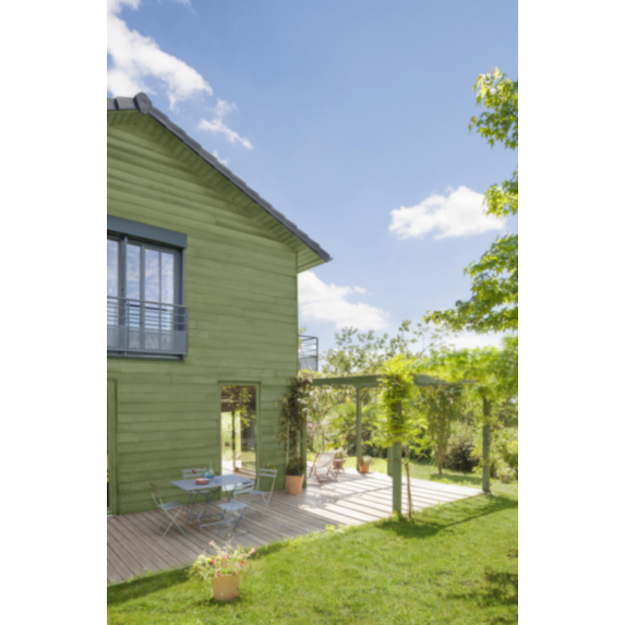 Lasure Haute Protection vert provence Satin 125 ml - V33