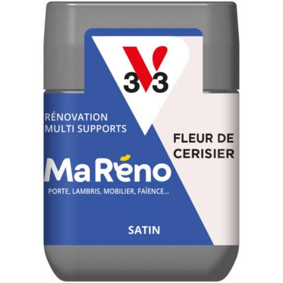 Testeur peinture Ma Reno fleur de cerisier satiné 75ml - V33